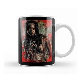 Baskı Dükkanı Michonne Red Kupa