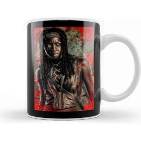 Baskı Dükkanı Michonne Red Kupa