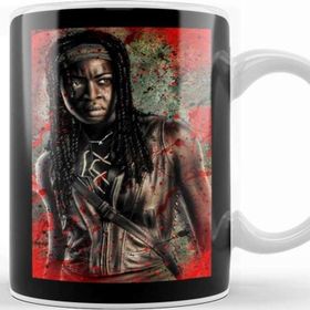 Baskı Dükkanı Michonne Red Kupa