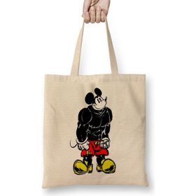 Baskı Dükkanı Mickey Fitness Bez Çanta