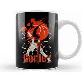Baskı Dükkanı Mikal Bridges Mikal Bridges Vintage Art Legend Basketball Gift Kupa