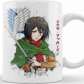 Baskı Dükkanı Mikasa Ackerman Kupa