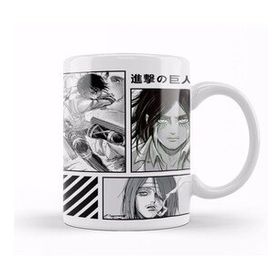 Baskı Dükkanı Mikasa And Eren Jaeger Attack On Titan Kupa