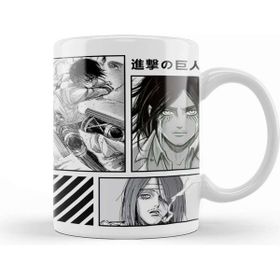 Baskı Dükkanı Mikasa And Eren Jaeger Attack On Titan Kupa