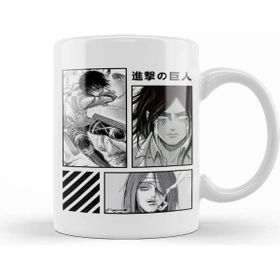 Baskı Dükkanı Mikasa And Eren Jaeger Attack On Titan Kupa