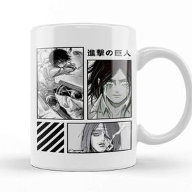 Baskı Dükkanı Mikasa And Eren Jaeger Attack On Titan Kupa