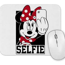 Baskı Dükkanı Miki Mouse Minnie Tirando Selfie Mouse Pad