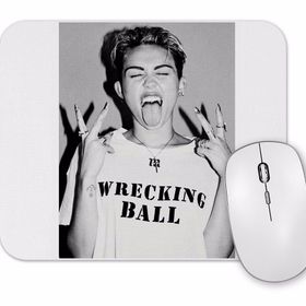 Baskı Dükkanı Miley Cyrus Wrecking Ball Mouse Pad