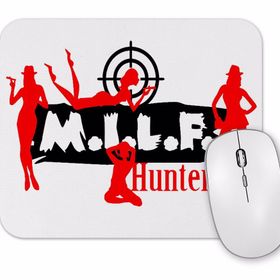 Baskı Dükkanı Milf Hunter Mouse Pad
