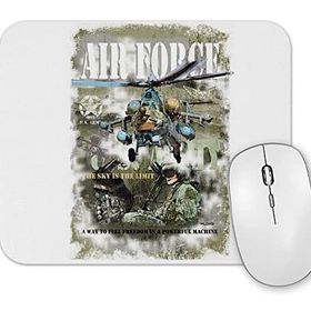 Baskı Dükkanı Military Helicopter Mouse Pad