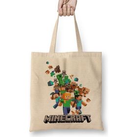 Baskı Dükkanı Minecraft 02 Bez Çanta