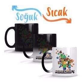 Baskı Dükkanı Minecraft 02 Sihirli Porselen Kupa