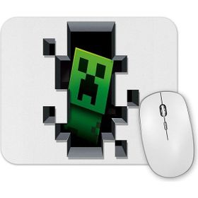 Baskı Dükkanı Minecraft Creeper Mouse Pad