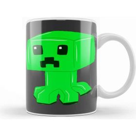 Baskı Dükkanı Minecraft Creeper Porselen Kupa