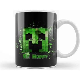 Baskı Dükkanı Minecraft Creeper Porselen Kupa