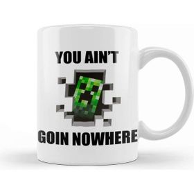 Baskı Dükkanı Minecraft Creeper Porselen Kupa