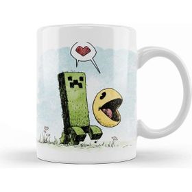 Baskı Dükkanı Minecraft Creeper Porselen Kupa