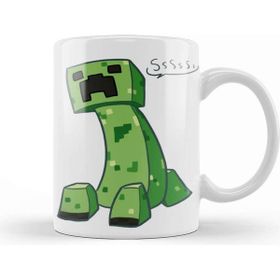 Baskı Dükkanı Minecraft Creeper Porselen Kupa