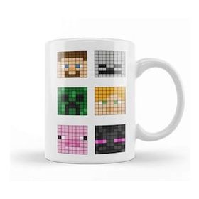 Baskı Dükkanı Minecraft Famous Characters 01 Kupa