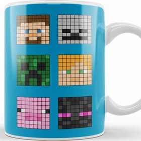 Baskı Dükkanı Minecraft Famous Characters Kupa