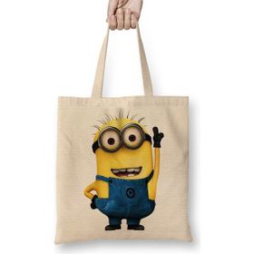 Baskı Dükkanı Minion Süperman Bez Çanta