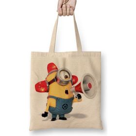 Baskı Dükkanı Minions Bez Çanta