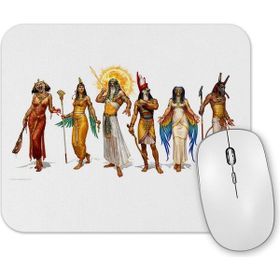 Baskı Dükkanı Misir Mitolojisi Ra Anubis Mouse Pad