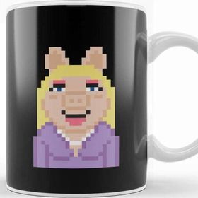 Baskı Dükkanı Miss Piggy The Muppets Pixel Character Kupa