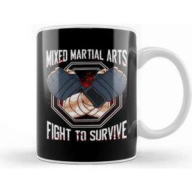 Baskı Dükkanı Mixed Martial Arts Mma Fight To Survive Training Kupa