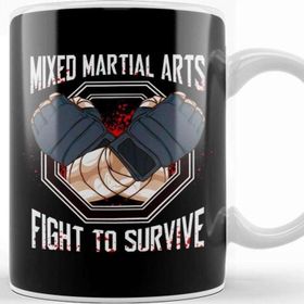 Baskı Dükkanı Mixed Martial Arts Mma Fight To Survive Training Kupa