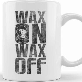 Baskı Dükkanı Miyagi Do Karate Kid Wax On Wax Off Kupa