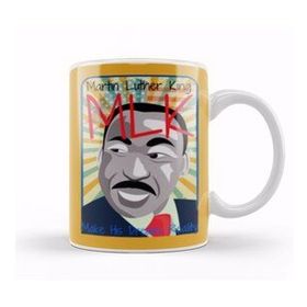 Baskı Dükkanı Mlk Day Make His Dreams Reality Black History Month Blm Black Lives Matter Kupa