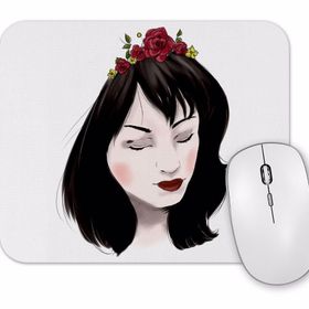 Baskı Dükkanı Moça Delicada Mouse Pad