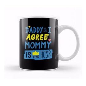 Baskı Dükkanı Mom Is The Boss 01 Kupa