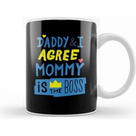Baskı Dükkanı Mom Is The Boss 01 Kupa