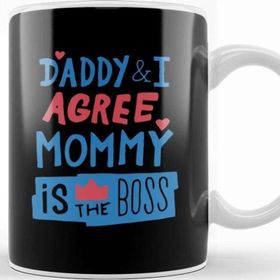 Baskı Dükkanı Mom Is The Boss Kupa