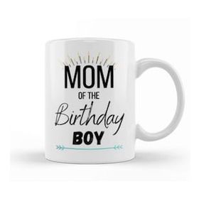 Baskı Dükkanı Mom Of The Birthday Boy Kupa