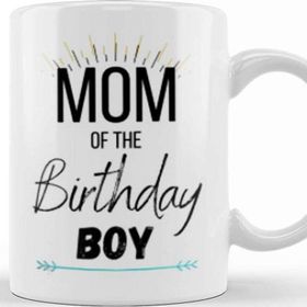 Baskı Dükkanı Mom Of The Birthday Boy Kupa