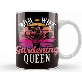 Baskı Dükkanı Mom Wife Gardening Queen Gardener Mother Mama Garden Plants Kupa