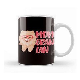 Baskı Dükkanı Momeranian Pomeranian Mom Pommy Pom German Spitz Puppy Pet Kupa