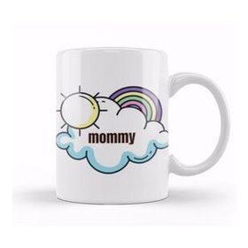 Baskı Dükkanı Mommy Day Rainbows Kupa