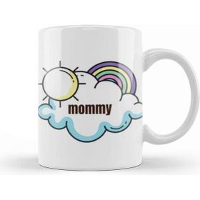 Baskı Dükkanı Mommy Day Rainbows Kupa