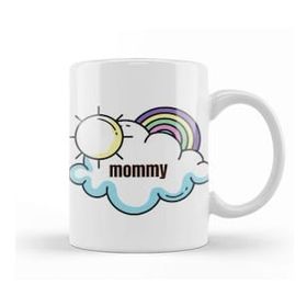 Baskı Dükkanı Mommy Day Rainbows Kupa