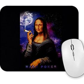 Baskı Dükkanı Mona Galaxia Fire Mouse Pad