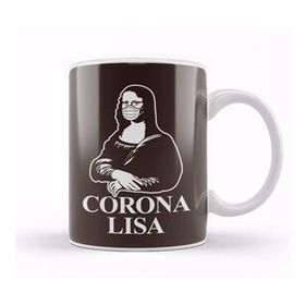 Baskı Dükkanı Mona Lisa Virus Pun Kupa