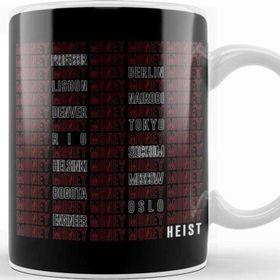 Baskı Dükkanı Money Heist White Names Kupa