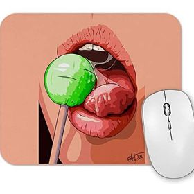 Baskı Dükkanı Monkey Baseball Mouse Pad