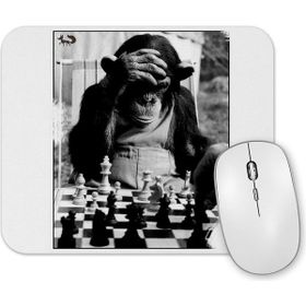 Baskı Dükkanı Monkey Chess Maymun Santranç Mouse Pad