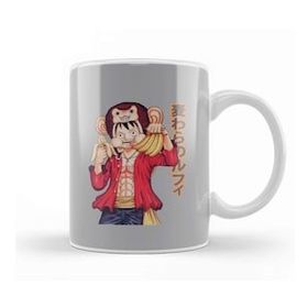 Baskı Dükkanı Monkey D Luffy Cute Banana Edition Kupa