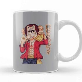 Baskı Dükkanı Monkey D Luffy Cute Banana Edition Kupa